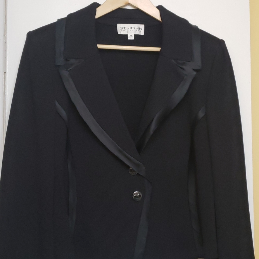 St. John Collection Black Jacket